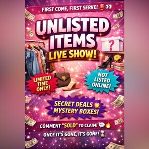 Unlisted Items Live Show Mystery Deals